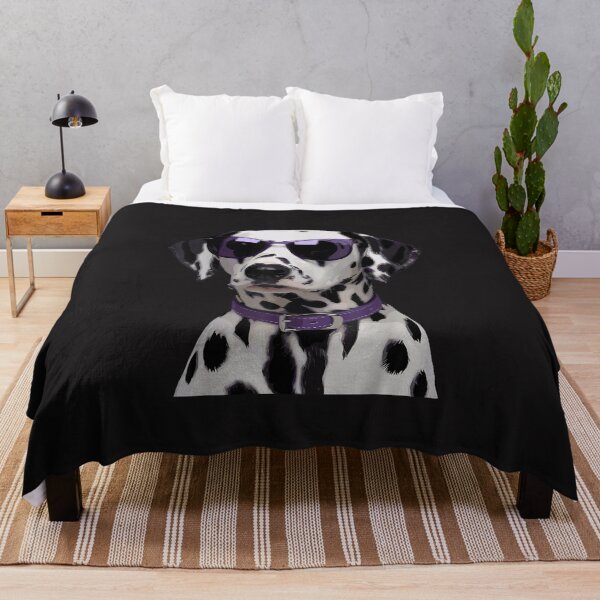 Item preview, Dalmatian Dog Lover Cool Purple Sunglasses Costume designed and sold by kiralynstration.