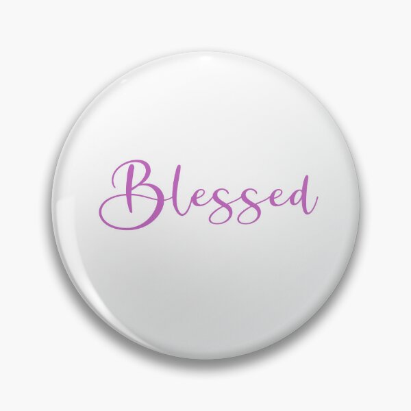 Item preview, Blessed by God - Word Art Sign in Purple Color typography script designed and sold by Star58.