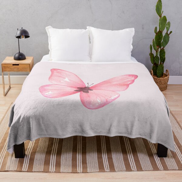 Item preview, Pretty Pink Watercolor Painting Butterfly Meeple designed and sold by TackyTime.