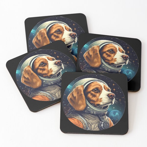 Item preview, Space Dog Stickers Galactic Wonders Vibrant Space and Planet Sticker Collection Robert designed and sold by UncleFizziwigs.