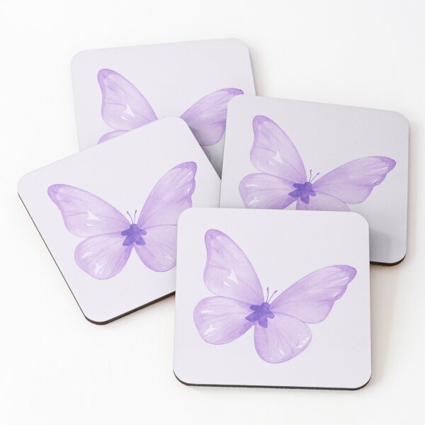 Item preview, Pretty Purple Watercolor Painting Butterfly Meeple designed and sold by TackyTime.