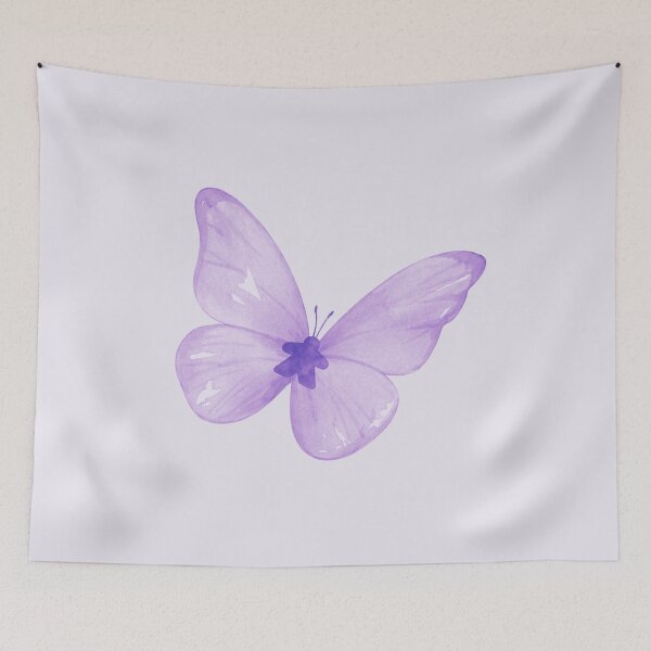 Item preview, Pretty Purple Watercolor Painting Butterfly Meeple designed and sold by TackyTime.