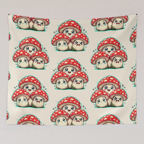 Item preview, Mystical Forest Mushroom Moods Collection designed and sold by Nadiename.