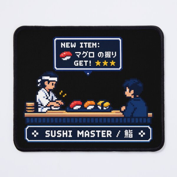Item preview, Sushi Master Pixel Art  designed and sold by maaameee.