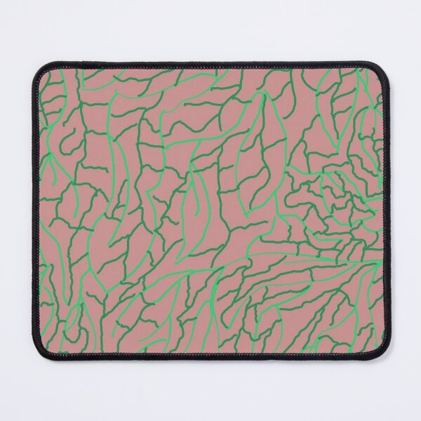 Item preview, 100% Hand drawn green pattern for nature lovers with brown background designed and sold by yousef-moh5251.
