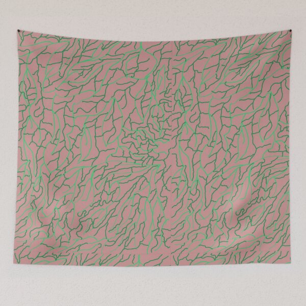 Item preview, 100% Hand drawn green pattern for nature lovers with brown background designed and sold by yousef-moh5251.
