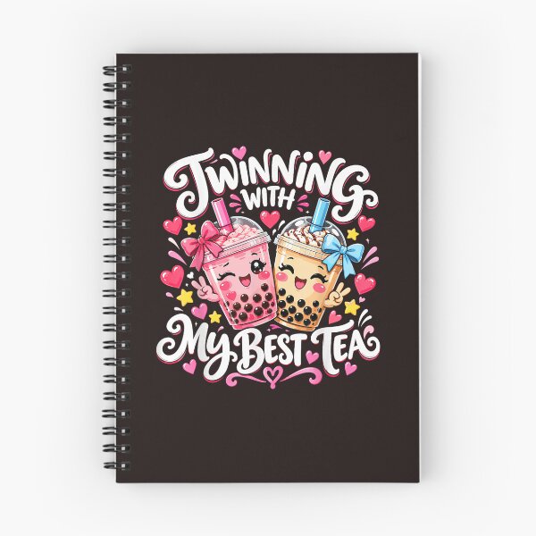 Item preview, Twinning With My Best Tea Kawaii Boba Bestie Twins Day designed and sold by mari-kayden.