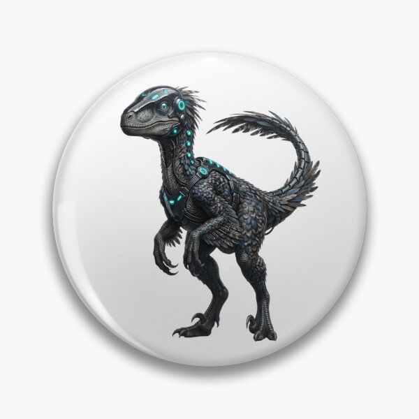 Item preview, Neon Cyber Raptor: Futuristic Mechanical Dinosaur designed and sold by Chaoscience.