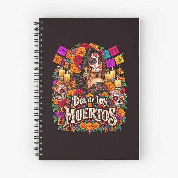 Item preview, Dia de los Muertos Sugar Skull Catrina Marigold Floral designed and sold by mari-kayden.