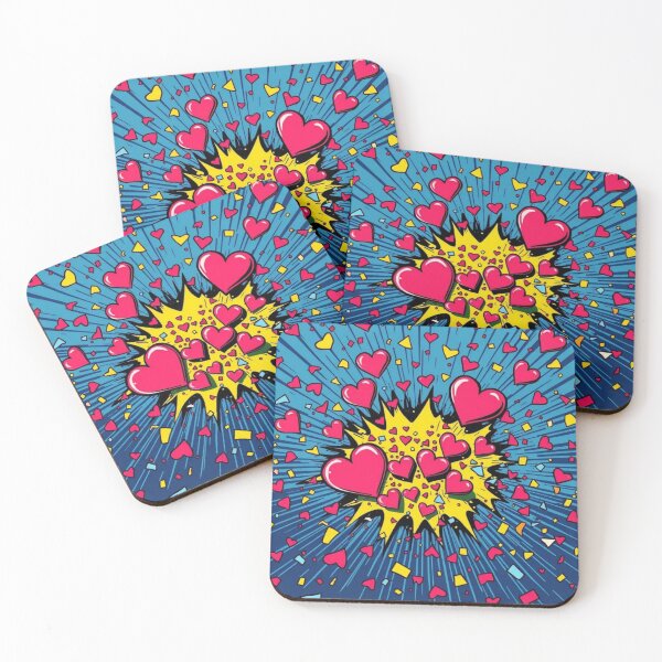 Item preview, Heart Burst Pop Explosion designed and sold by Perfect Imperfections .