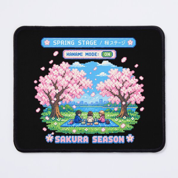 Item preview, Japanese Spring 8-Bit Pixel Art T-Shirt designed and sold by maaameee.