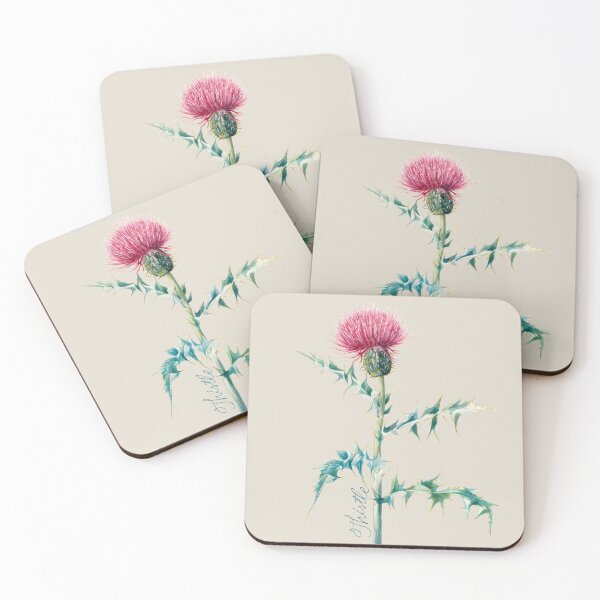 Item preview, Thistle Vintage Botanical Illustration designed and sold by LabFish Creations.