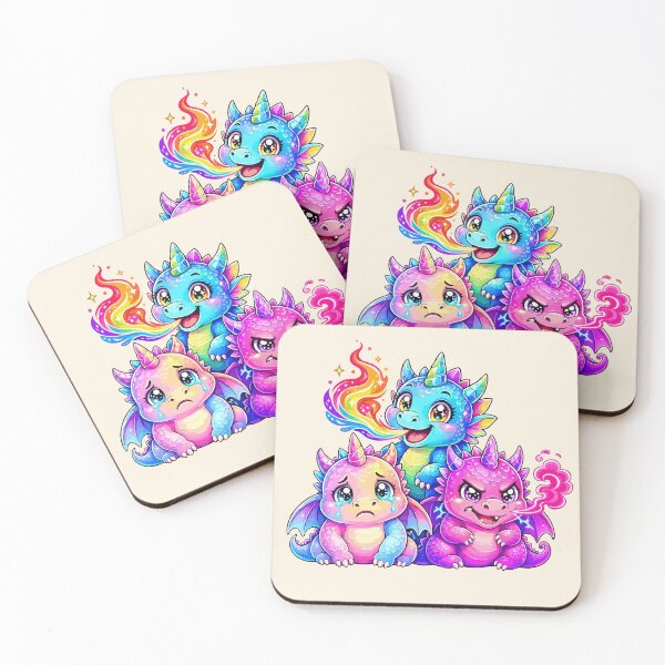 Item preview, Neon Dragon Hatchlings Spectrum Collection designed and sold by Nadiename.