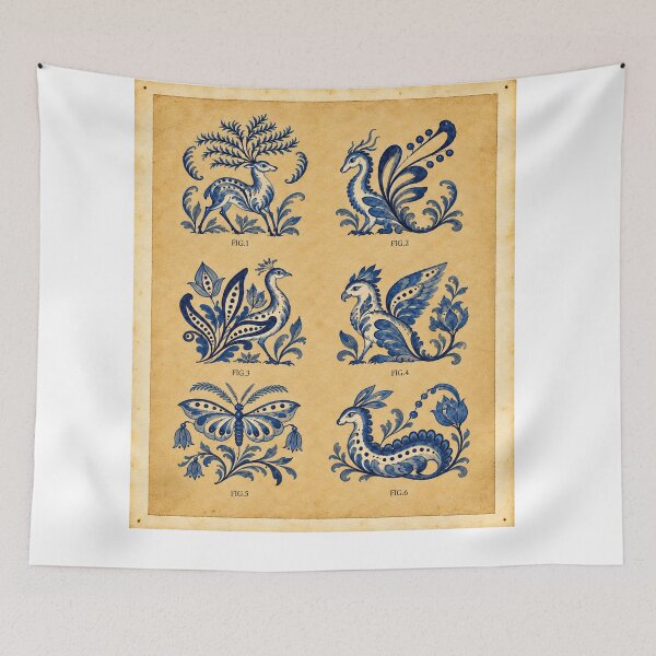 Item preview, Tea with Mythical Beasts — Plate I designed and sold by mtprice.
