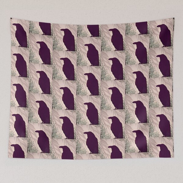Item preview, Powerful Raven Silhouette designed and sold by oh-bi-me.
