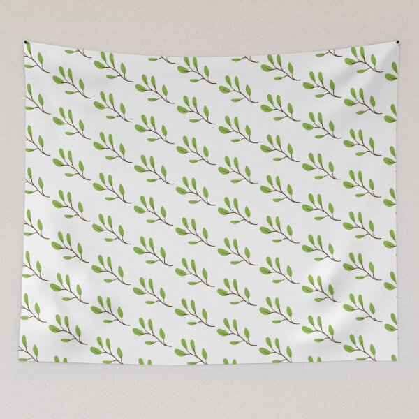 Item preview, Minimalist Green Botanical Branch Illustration designed and sold by DeepArt100.