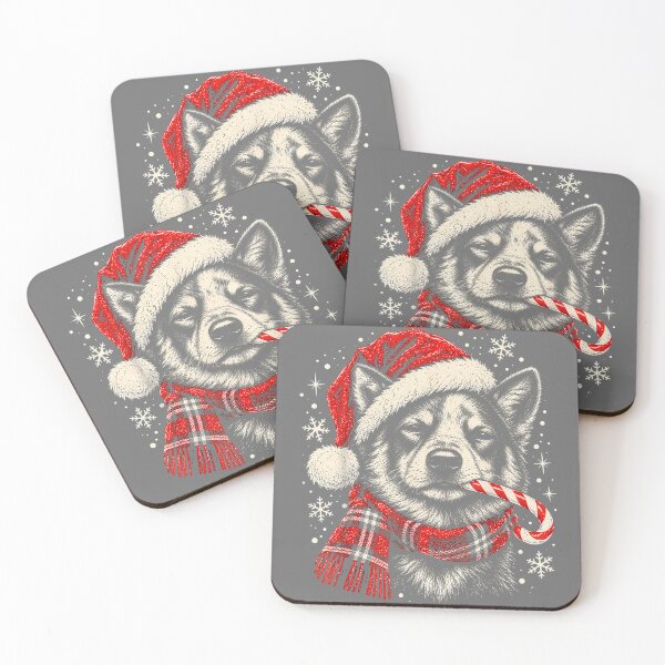 Item preview, Australian Cattle Dog Christmas Candy Cane Santa Hat designed and sold by KristineLi.