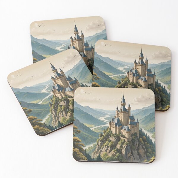 Item preview, The Castle Above the Valley – A Timeless Kingdom designed and sold by tambanow.