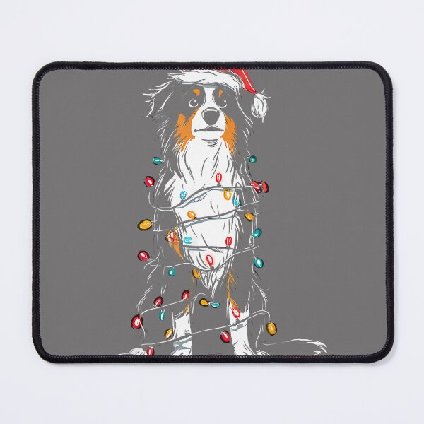 Item preview, Australian Shepherd Christmas Graphics Dog Lights Aussie designed and sold by KristineLi.