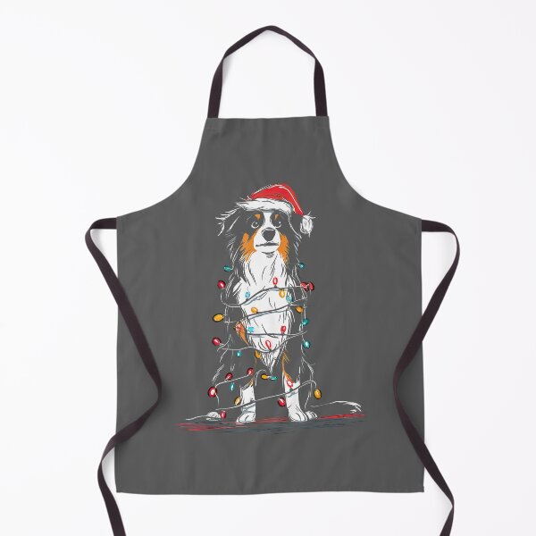 Item preview, Australian Shepherd Christmas Graphics Dog Lights Aussie designed and sold by KristineLi.