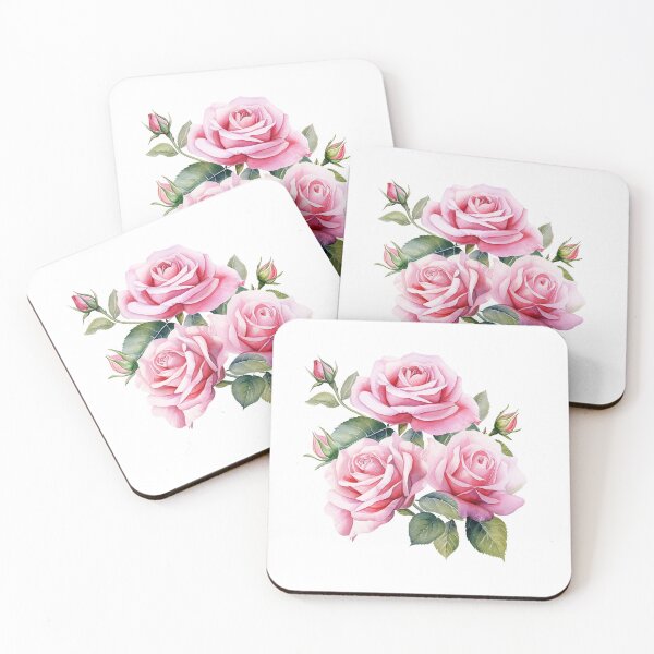 Item preview, Pink Rose Flower | Elegant Floral Aesthetic Art designed and sold by Mandayartstudio.