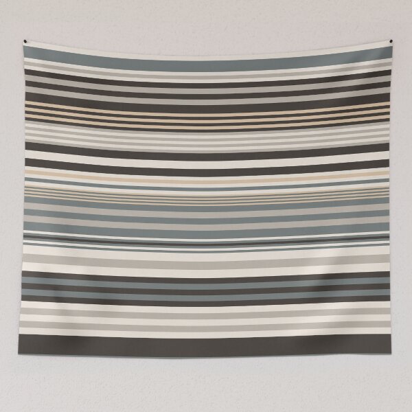 Item preview, Striped Pattern in Neutral Colors designed and sold by Kelly Dietrich Mandalas & Colorful Patterns.