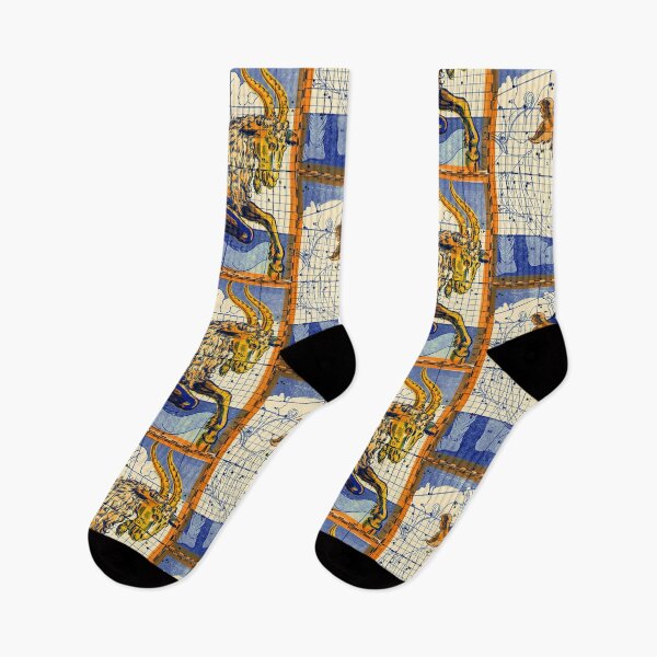 Item preview, Capricorn Constellation Vintage Star Atlas in Blue designed and sold by Fani*.