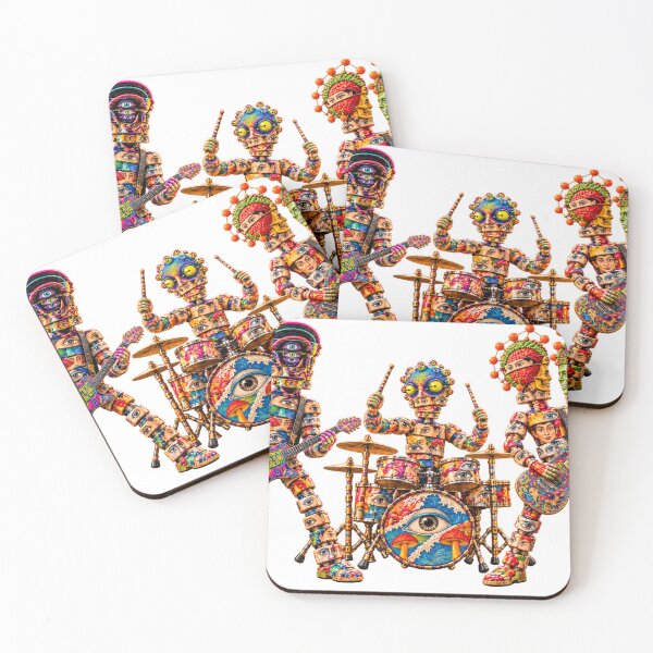 Item preview, Psychedelic Eye Collage Toy Rock Band designed and sold by Slyfish.