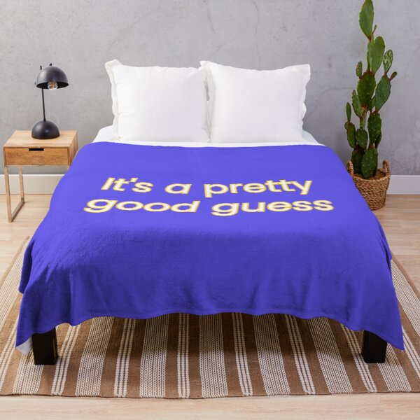 Item preview, It's a pretty good guess funny typography quote designed and sold by r-wan-design.