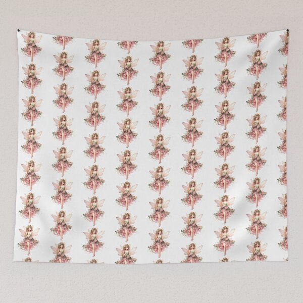 Item preview, Pink Rose Fairy | Elegant Floral Aesthetic Art designed and sold by Mandayartstudio.