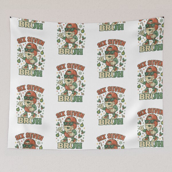 Item preview, Funny Six Seven Meme Brainrot Pumpkin Kids Bruh 67 Christmas designed and sold by Manellaa.