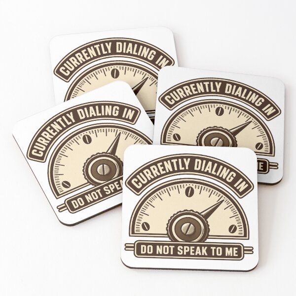 Item preview, Currently Dialing In Do Not Speak to Me Funny Home Barista Espresso Gift designed and sold by ys96.