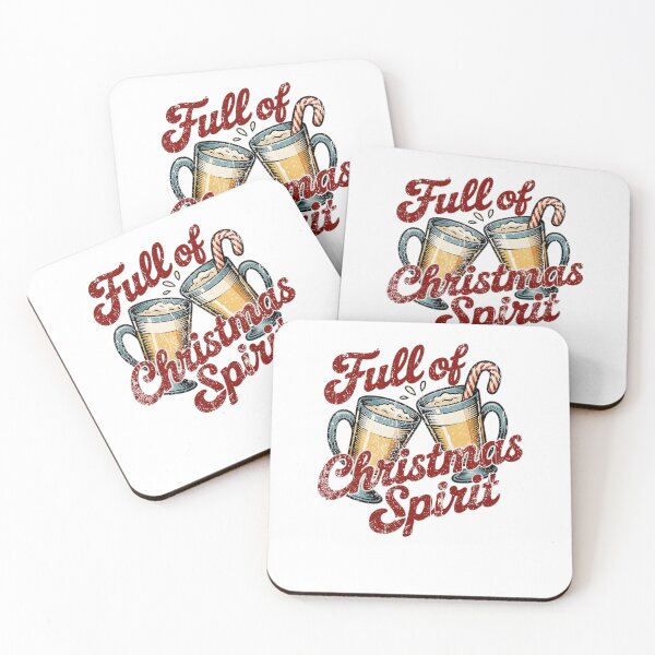 Item preview, Full Of Christmas Spirit Funny Drinking Holiday Party designed and sold by Manellaa.
