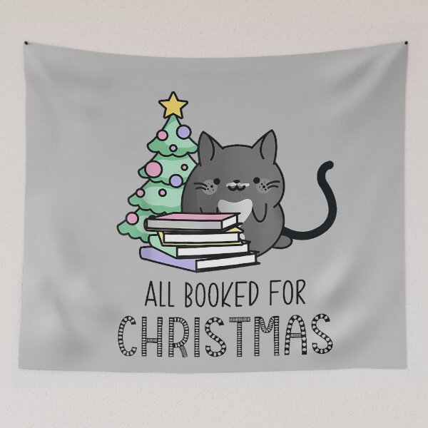 Item preview, All Booked for Christmas Cozy Mystery, Book Lovers Cat designed and sold by mjohnson9.