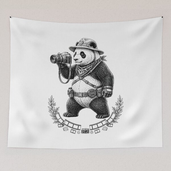Item preview, Funny Panda Bear Wildlife Photographer Photography Animal designed and sold by numenee.