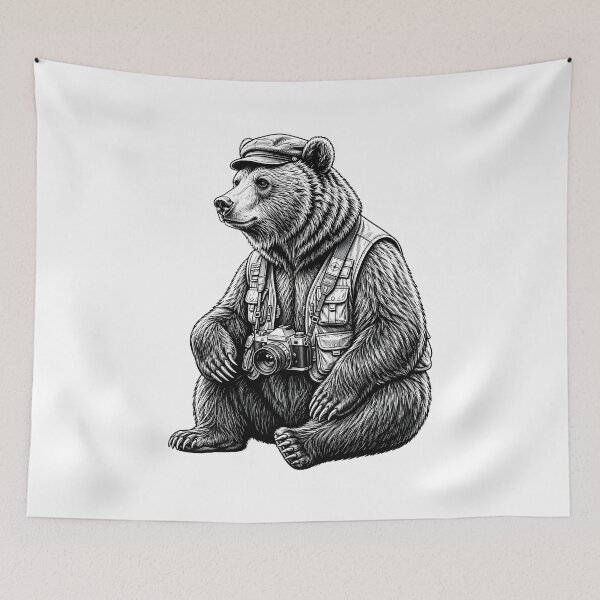 Item preview, Funny Grizzly Bear Wildlife Photographer National Park Lover designed and sold by numenee.