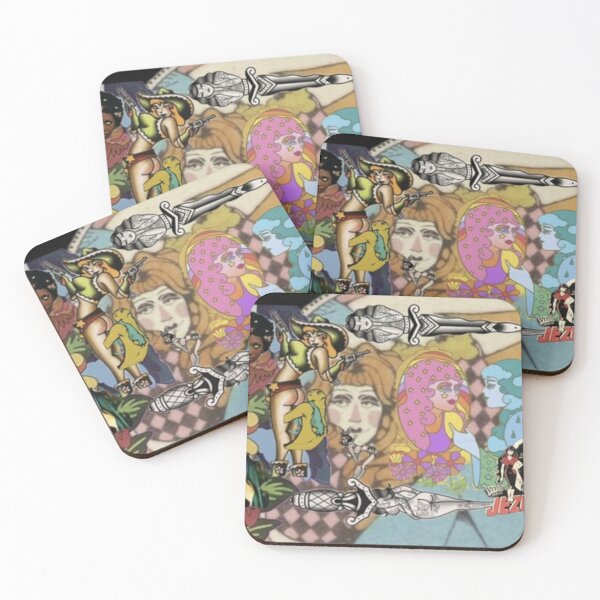 Item preview, Psychedelic Portraits and Vintage Tattoo Dagger Collage designed and sold by Slyfish.