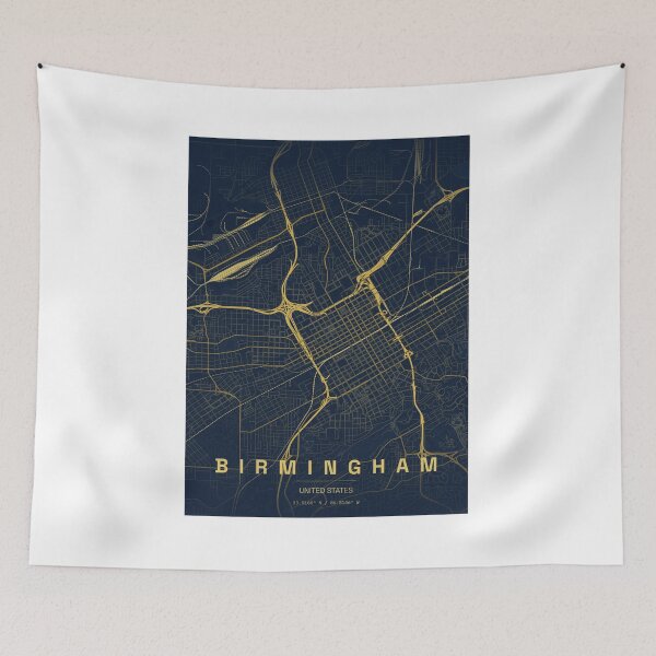 Item preview, birmingham maps us designed and sold by ReginaSeidman.