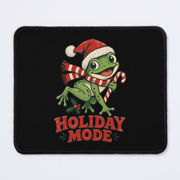 Item preview, Holiday Mode Frog designed and sold by HeleneKarlsen.