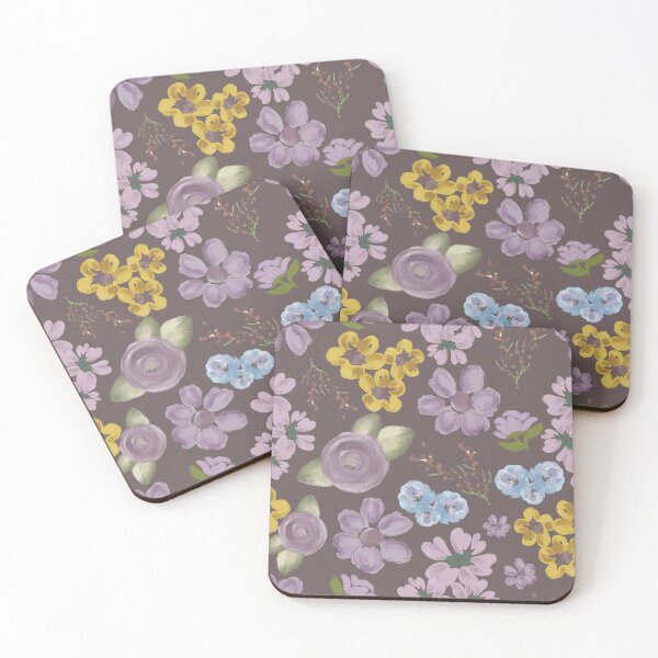 Item preview, Botanical Meadow Antique Violet Seamless Pattern designed and sold by ​Jyoti Digital Artist.