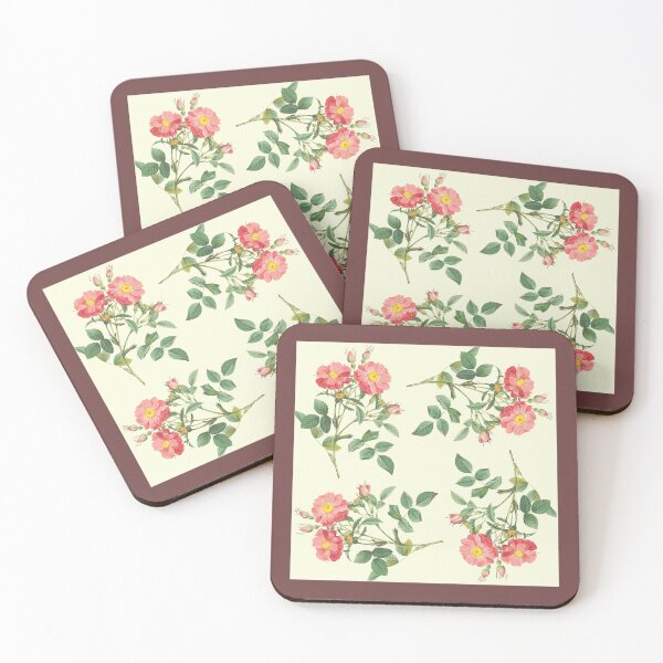 Item preview, Vintage Dog Rose Botanical Print designed and sold by Seamless Serenity.