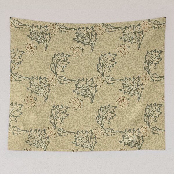 Item preview, William Morris Apple Sage Cream Pattern designed and sold by AuraMuse Studio.