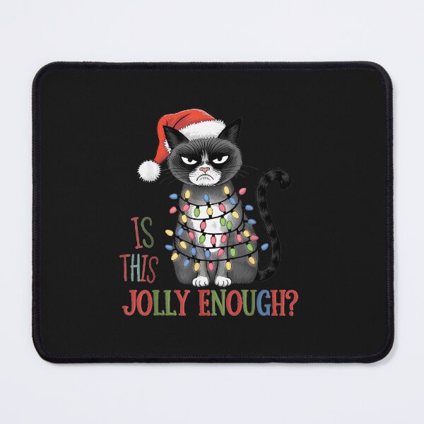 Item preview, Grumpy Cat Jolly Enough Christmas designed and sold by FrankIsabel.