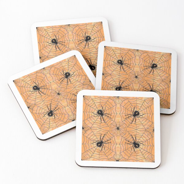 Item preview, Spider on Web Orange designed and sold by karwilberevivalcollection.