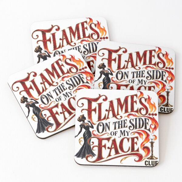 Item preview, Clue - FLAMES ON THE SIDE OF MY FACE designed and sold by Lyric Vault - Rock on.