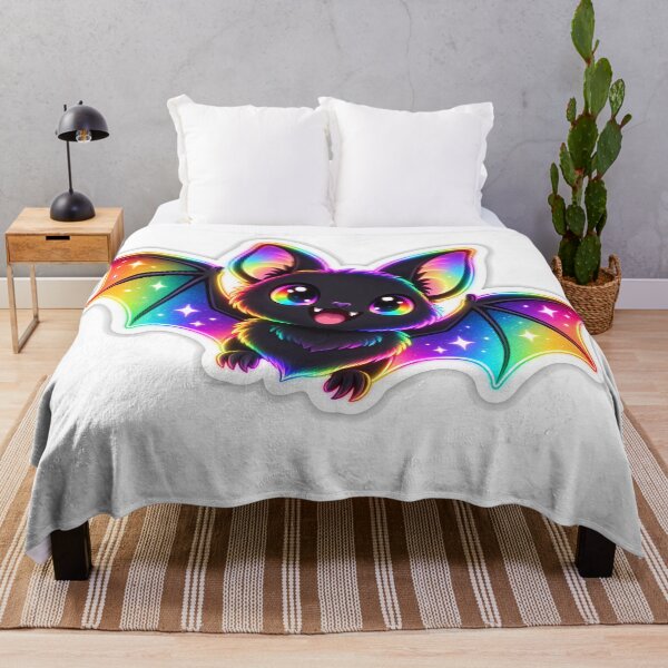 Item preview, Rainbow Glow Bat designed and sold by NRSROTE.