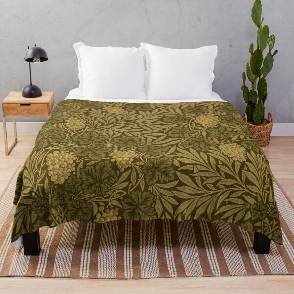 Item preview, William Morris Vine Olive Gold Pattern designed and sold by AuraMuse Studio.