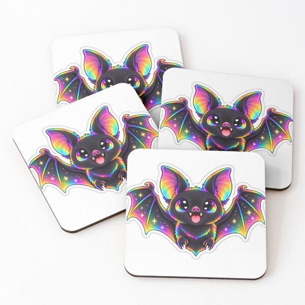 Item preview, Rainbow Glow Bat designed and sold by NCNGDESIGN.