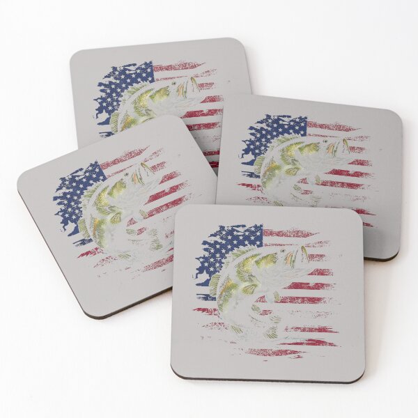 Item preview, American Flag Camo Bass Fish Fishing Fisherman (on back) designed and sold by mjohnson9.