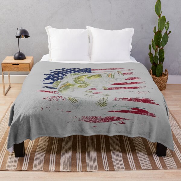 Item preview, American Flag Camo Bass Fish Fishing Fisherman (on back) designed and sold by mjohnson9.